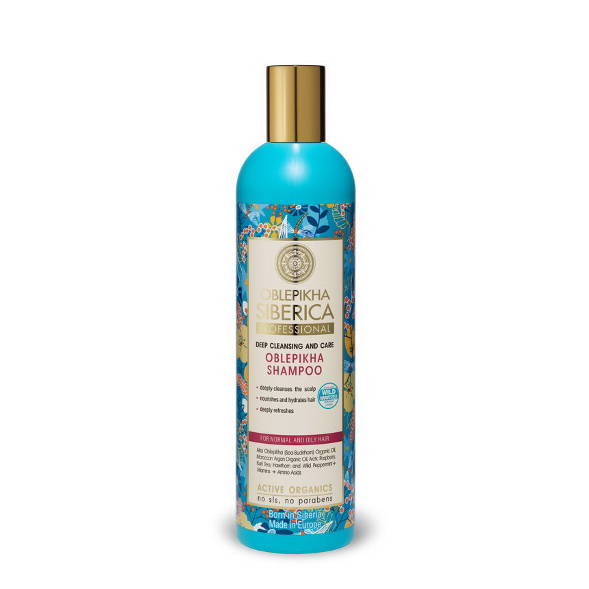 Rakytníkový hĺbkovo čistiaci šampón pre normálne a mastné vlasy