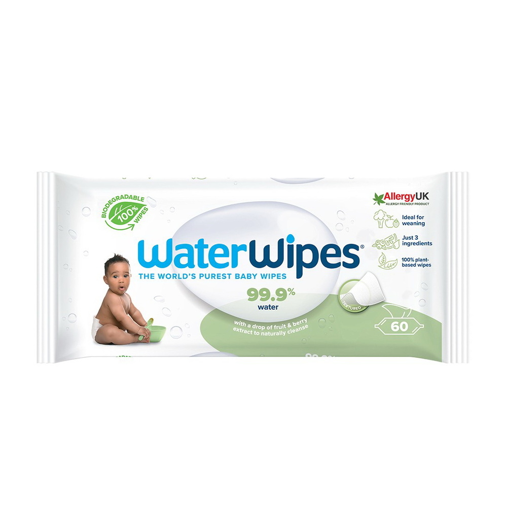 WaterWipes Soapberry 100% BIO lebomló törlőkendő